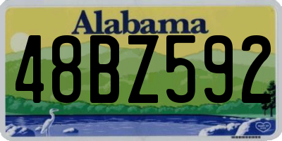 AL license plate 48BZ592