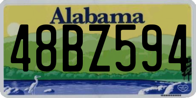 AL license plate 48BZ594