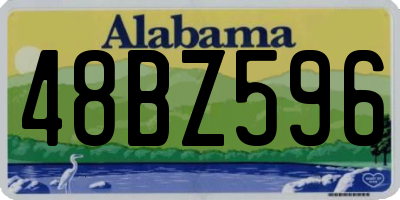 AL license plate 48BZ596