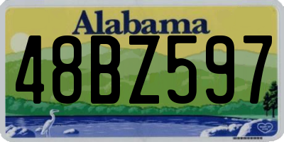 AL license plate 48BZ597