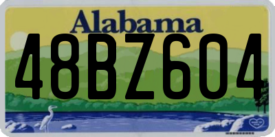 AL license plate 48BZ604