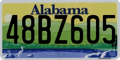 AL license plate 48BZ605