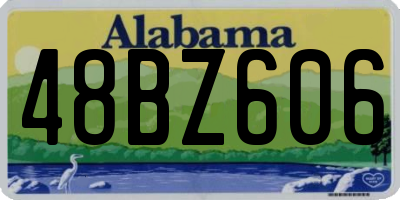 AL license plate 48BZ606