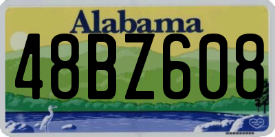 AL license plate 48BZ608