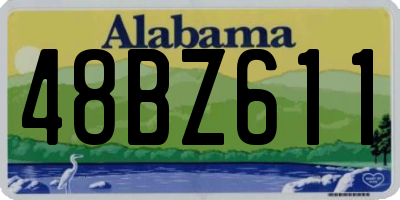 AL license plate 48BZ611