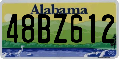 AL license plate 48BZ612
