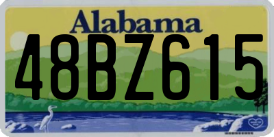 AL license plate 48BZ615