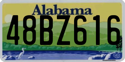 AL license plate 48BZ616