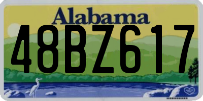 AL license plate 48BZ617