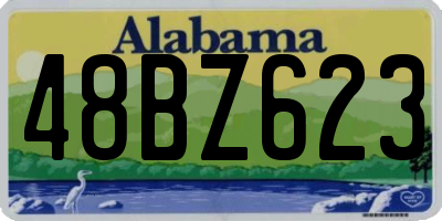 AL license plate 48BZ623