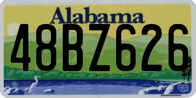 AL license plate 48BZ626