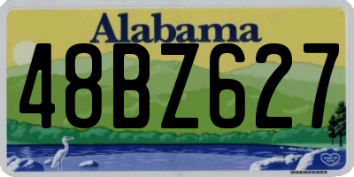 AL license plate 48BZ627