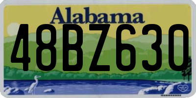 AL license plate 48BZ630