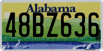 AL license plate 48BZ636