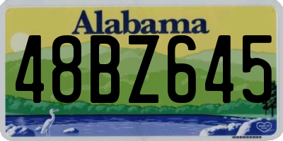 AL license plate 48BZ645