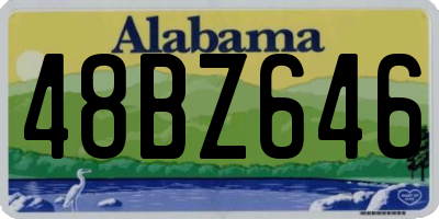 AL license plate 48BZ646