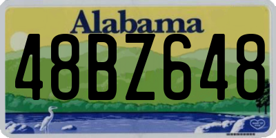 AL license plate 48BZ648