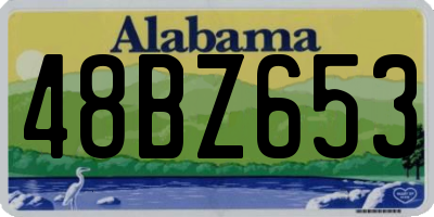 AL license plate 48BZ653