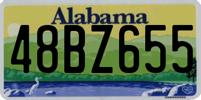 AL license plate 48BZ655