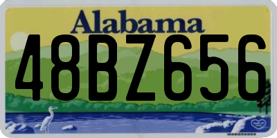 AL license plate 48BZ656