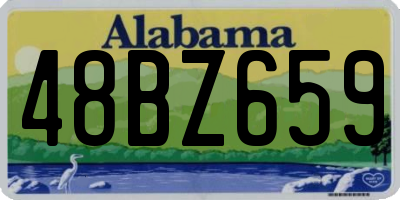 AL license plate 48BZ659