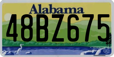 AL license plate 48BZ675