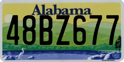 AL license plate 48BZ677