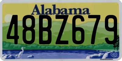 AL license plate 48BZ679