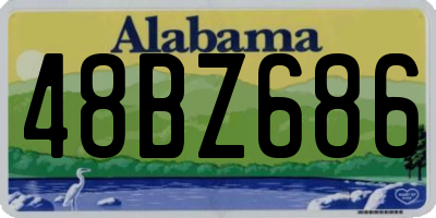 AL license plate 48BZ686
