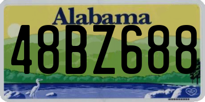 AL license plate 48BZ688