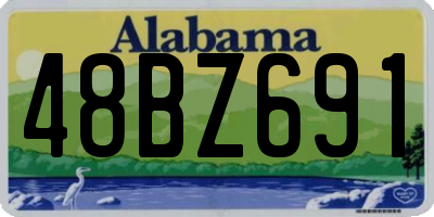 AL license plate 48BZ691