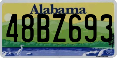 AL license plate 48BZ693