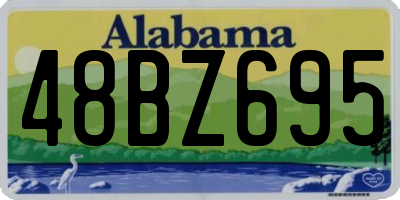 AL license plate 48BZ695