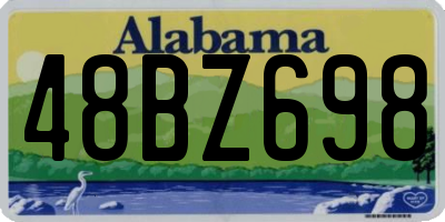 AL license plate 48BZ698