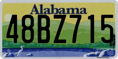AL license plate 48BZ715