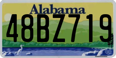 AL license plate 48BZ719