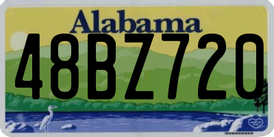 AL license plate 48BZ720