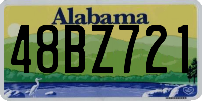 AL license plate 48BZ721