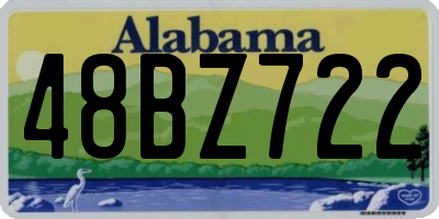 AL license plate 48BZ722