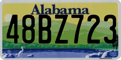 AL license plate 48BZ723