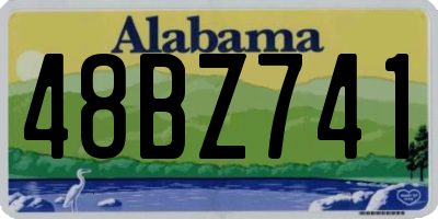 AL license plate 48BZ741