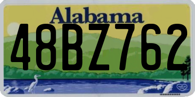 AL license plate 48BZ762