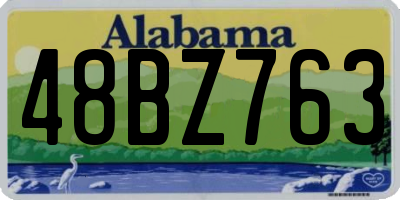 AL license plate 48BZ763