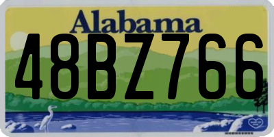 AL license plate 48BZ766