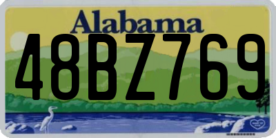 AL license plate 48BZ769