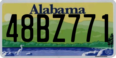 AL license plate 48BZ771