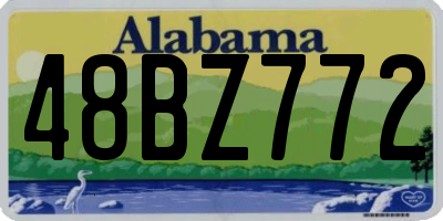 AL license plate 48BZ772