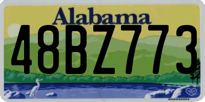 AL license plate 48BZ773
