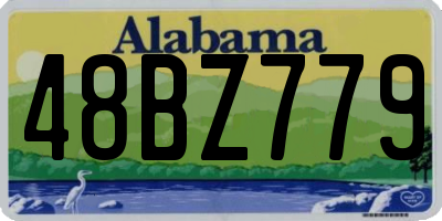AL license plate 48BZ779