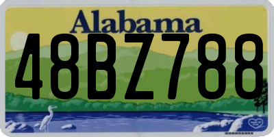 AL license plate 48BZ788
